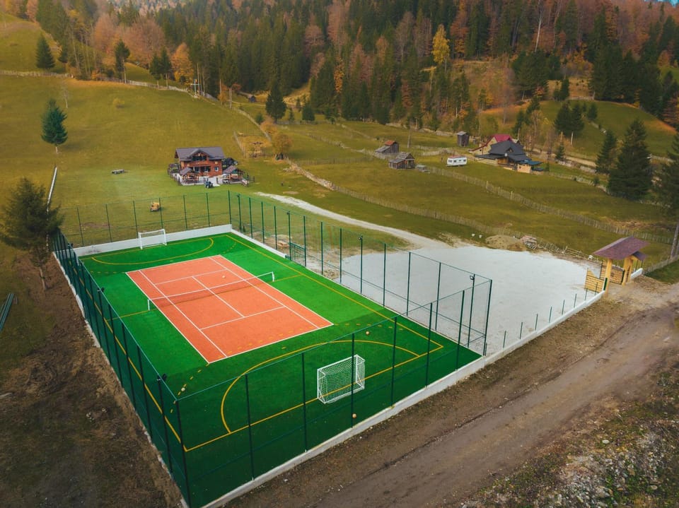 Natural landscape, Tennis court, Tennis court