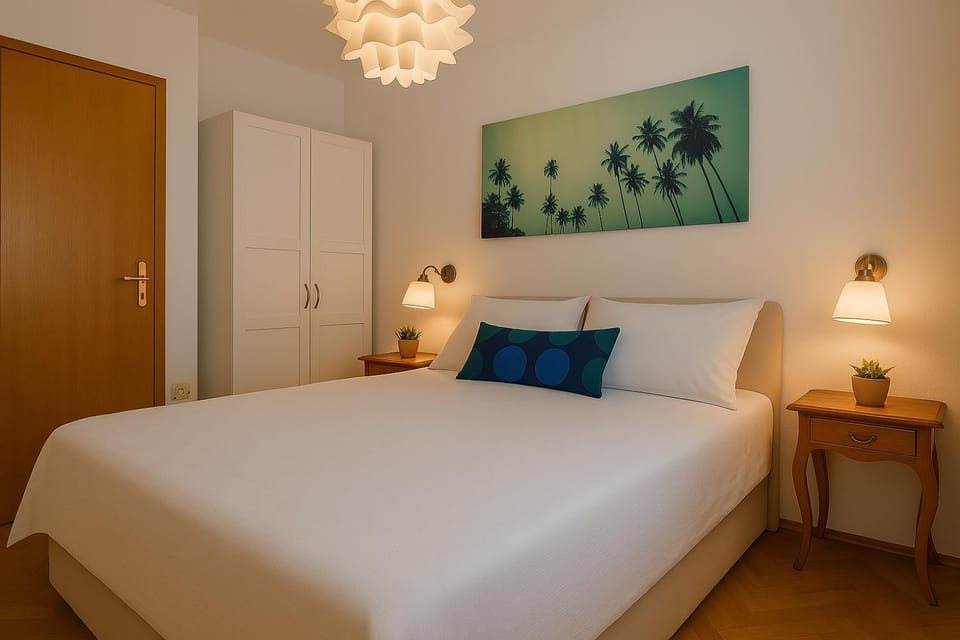 Bed, Bedroom, wardrobe