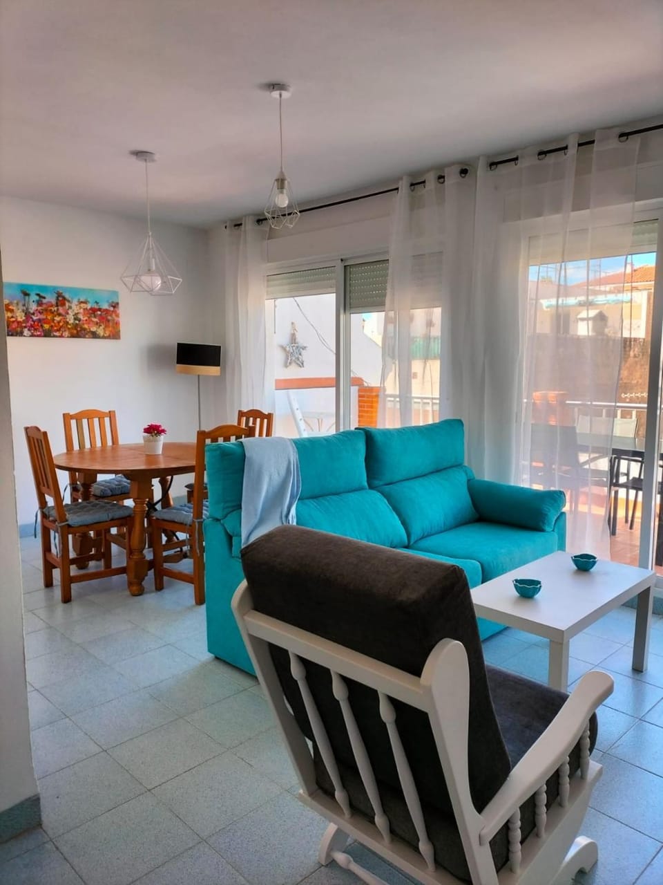 Living room, Seating area, Dining area