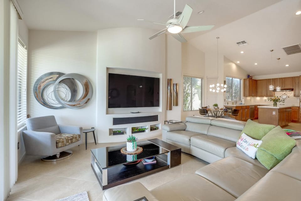 Pool, Golf Cart! Home in 55+ PebbleCreek Community House in Goodyear