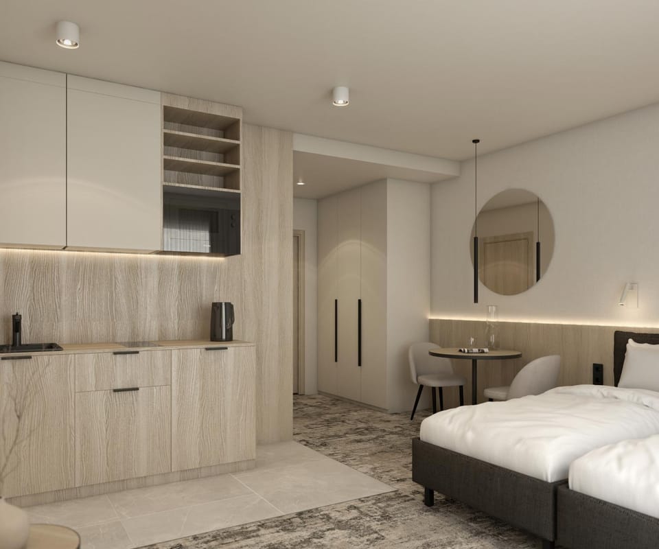 Kitchen or kitchenette, Photo of the whole room, Bedroom, wardrobe