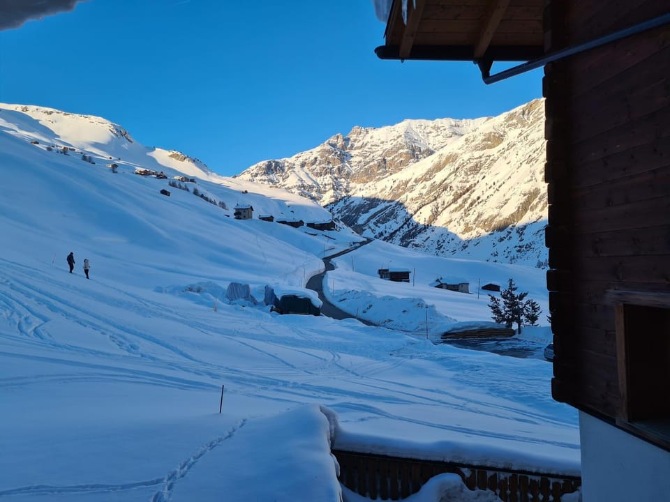 Natural landscape, Winter, Mountain view