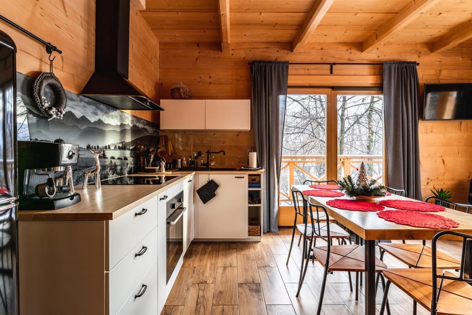 Living room, kitchen