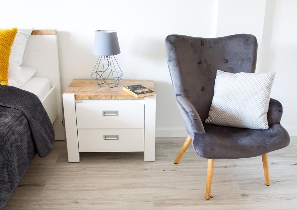 Seating area, Bedroom