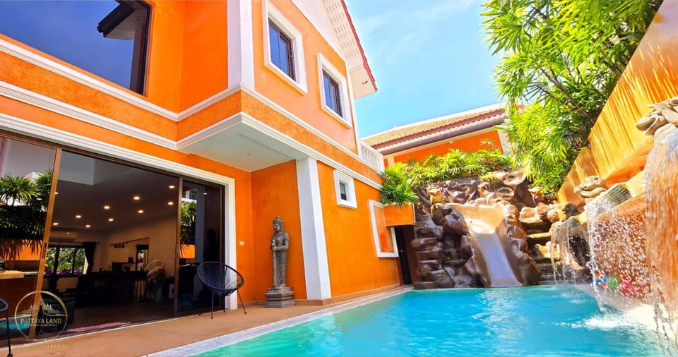 Property building, Patio, Day, Pool view, Swimming pool