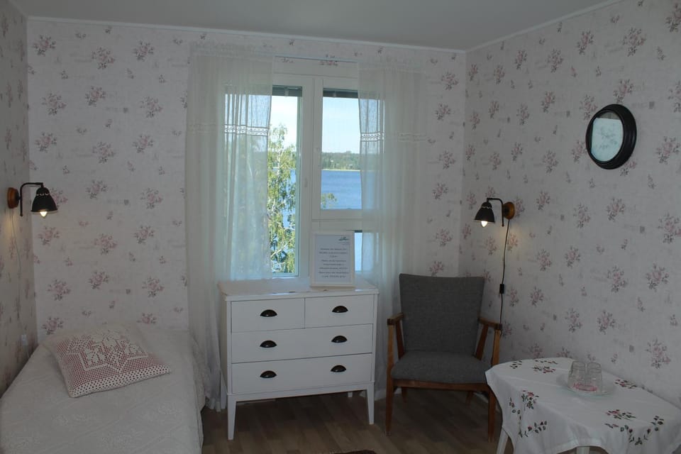 Photo of the whole room, Lake view