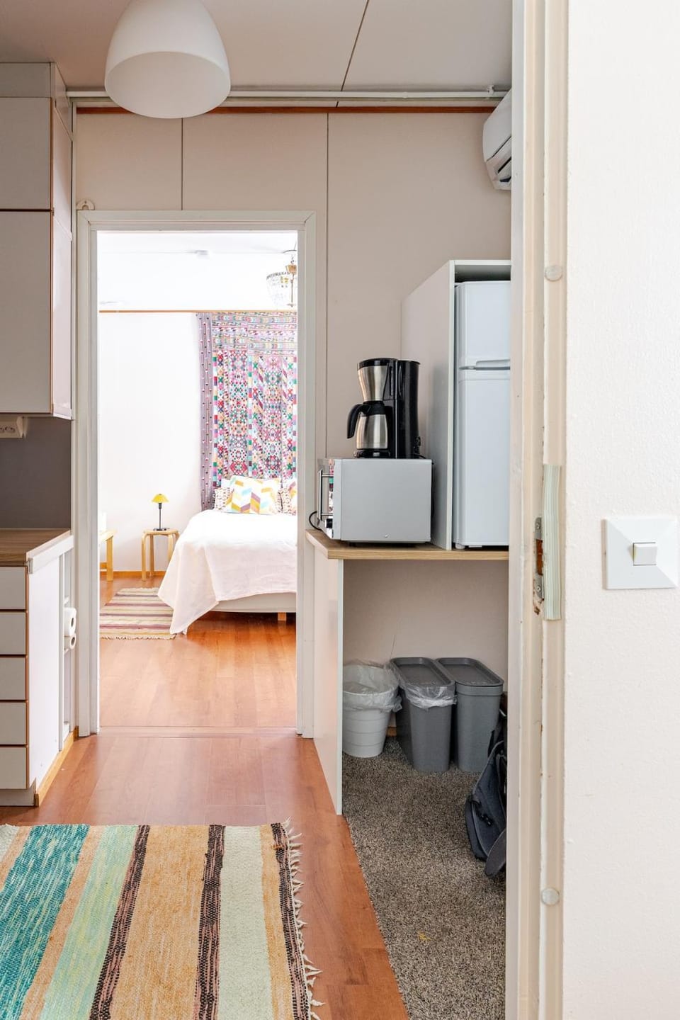 Coffee/tea facilities, Kitchen or kitchenette, Bedroom