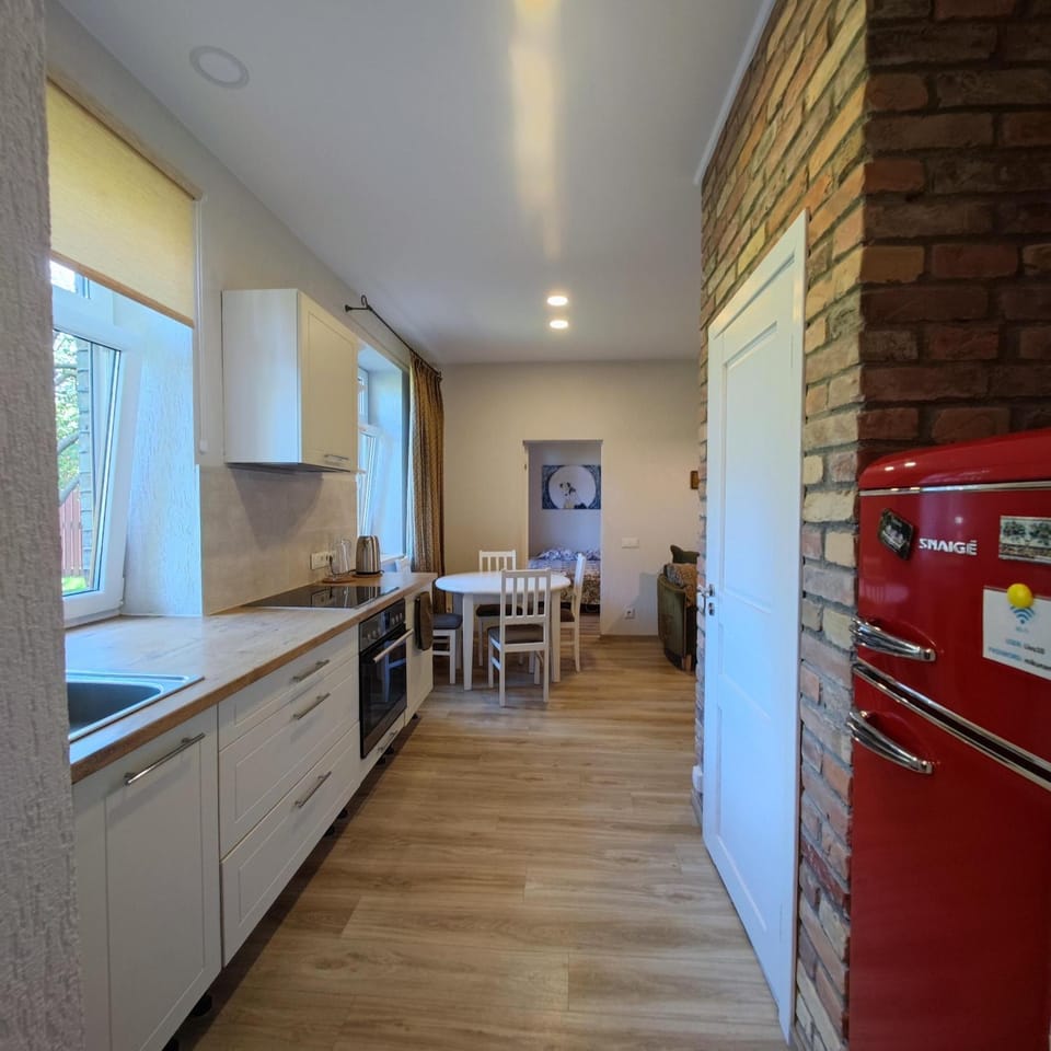 Kitchen or kitchenette, Dining area, oven, stove