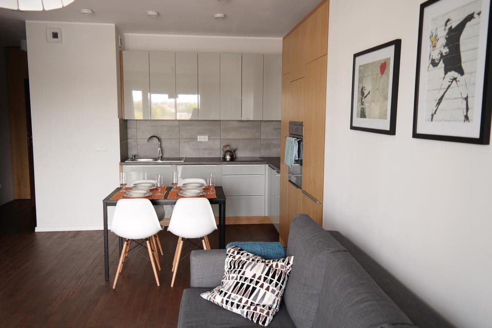 Kitchen or kitchenette, Living room