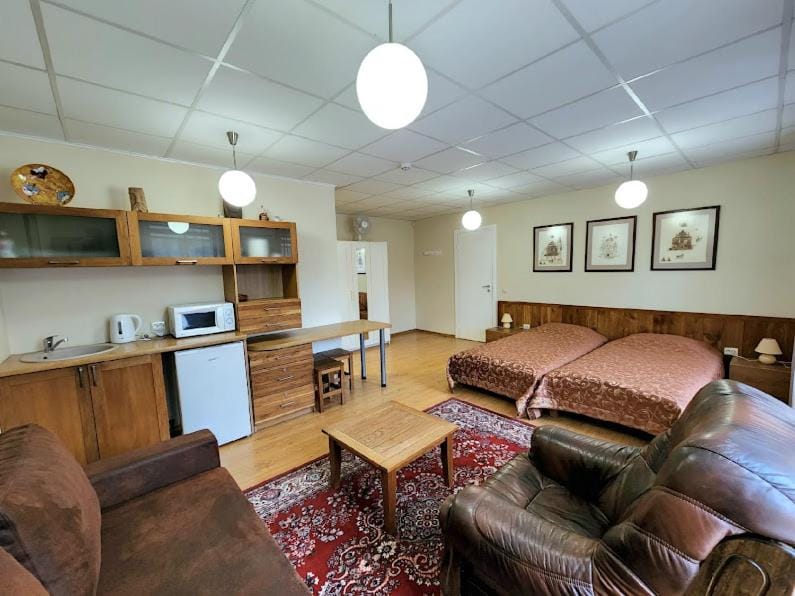 Kitchen or kitchenette, Living room