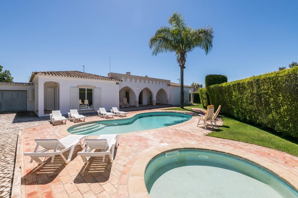 Property building, Patio, Pool view, Swimming pool
