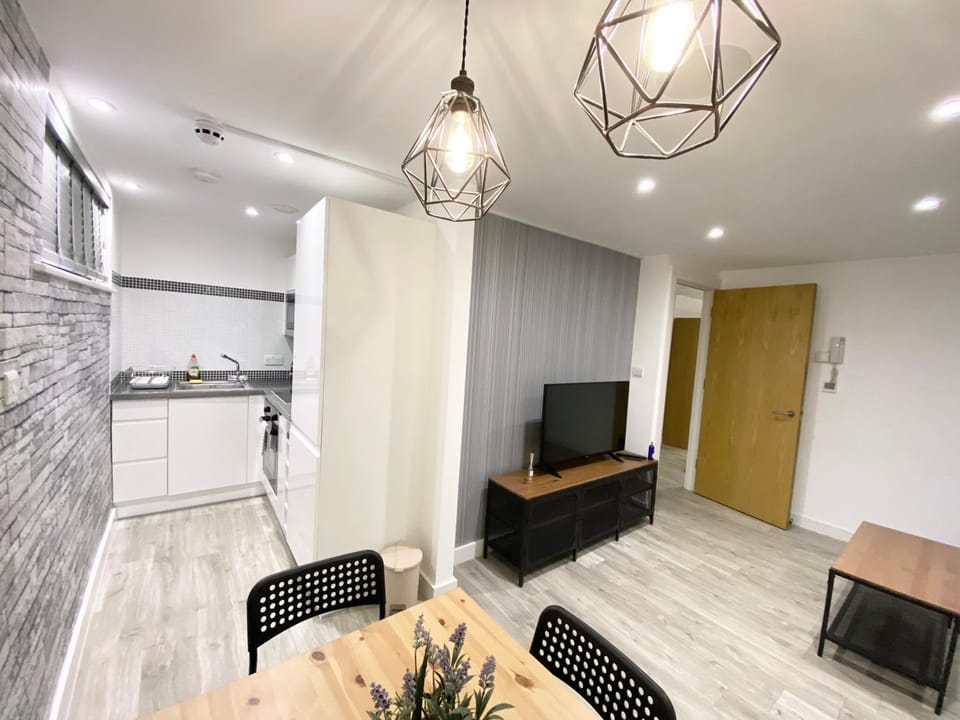Kitchen or kitchenette, Living room