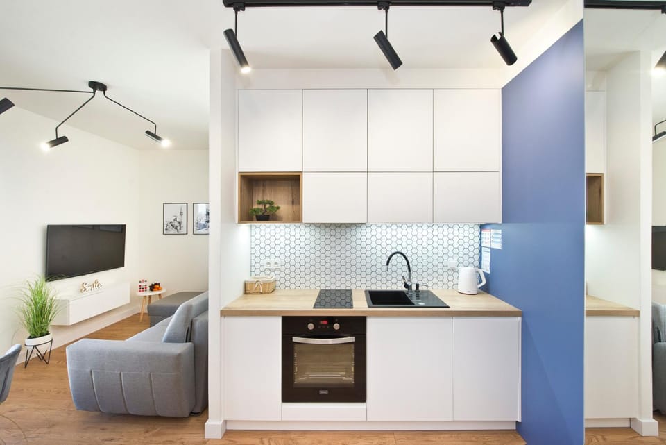 Kitchen or kitchenette, Living room, Seating area, pet friendly, stove