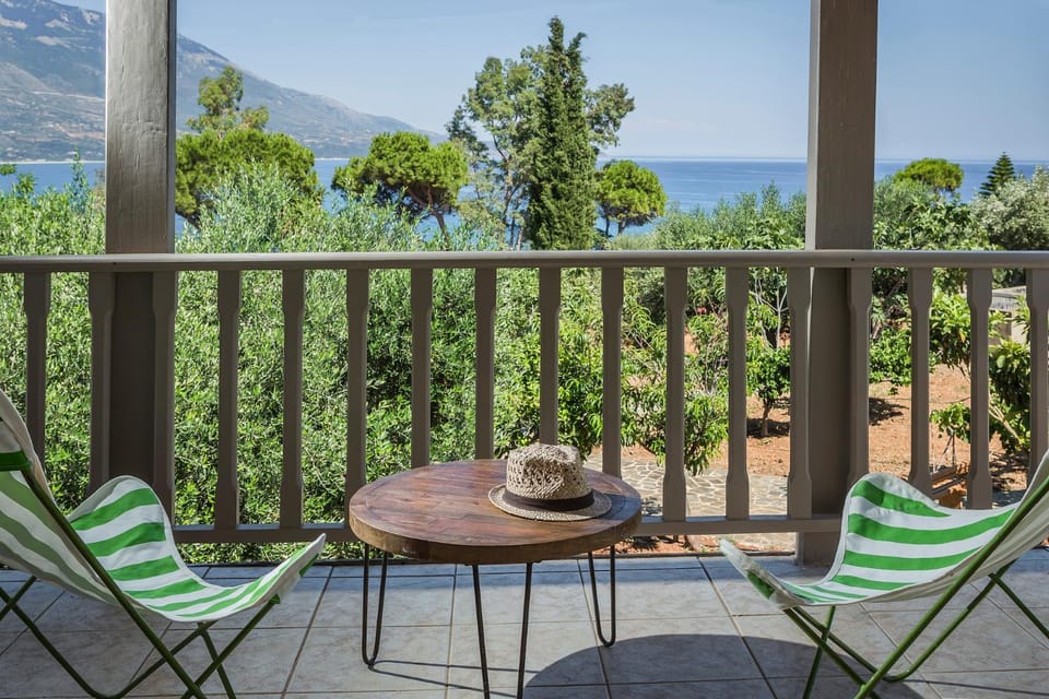 View (from property/room), Balcony/Terrace, Sea view