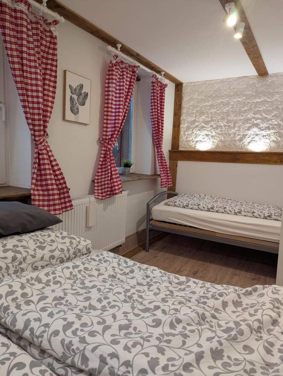 Property building, Living room, Bedroom