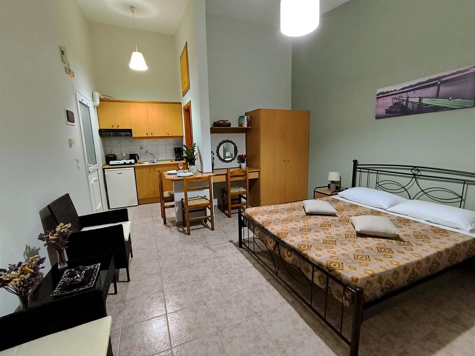 Dining area, Bedroom, wardrobe, kitchen