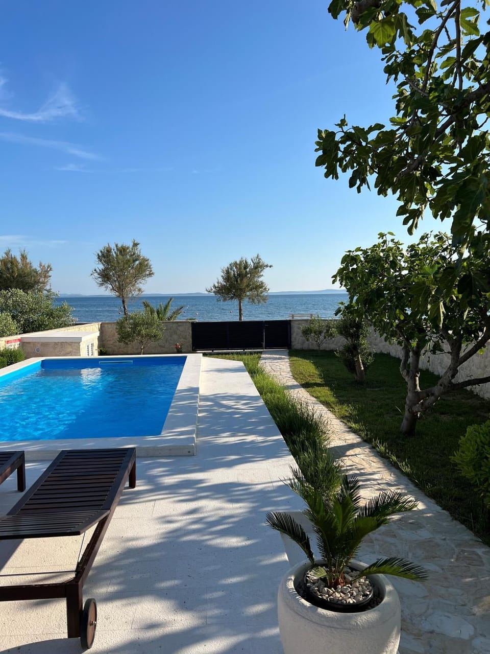 Summer, Garden, Beach, Pool view, Sea view, Swimming pool