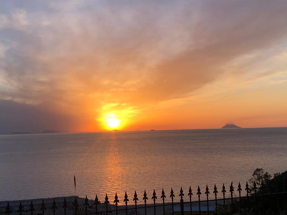 Natural landscape, Sea view, Sunset