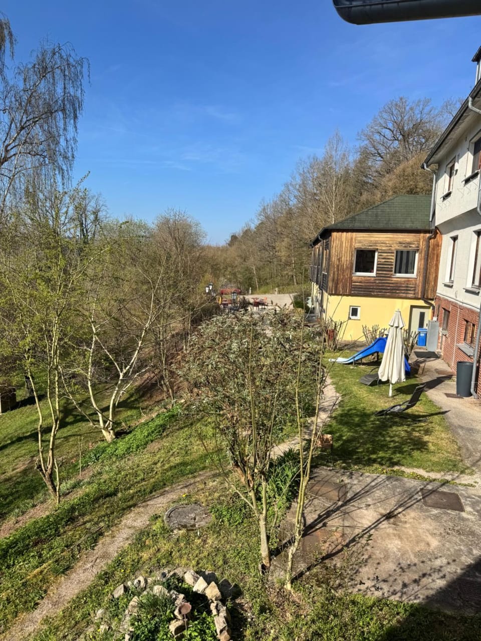 Property building, Garden view