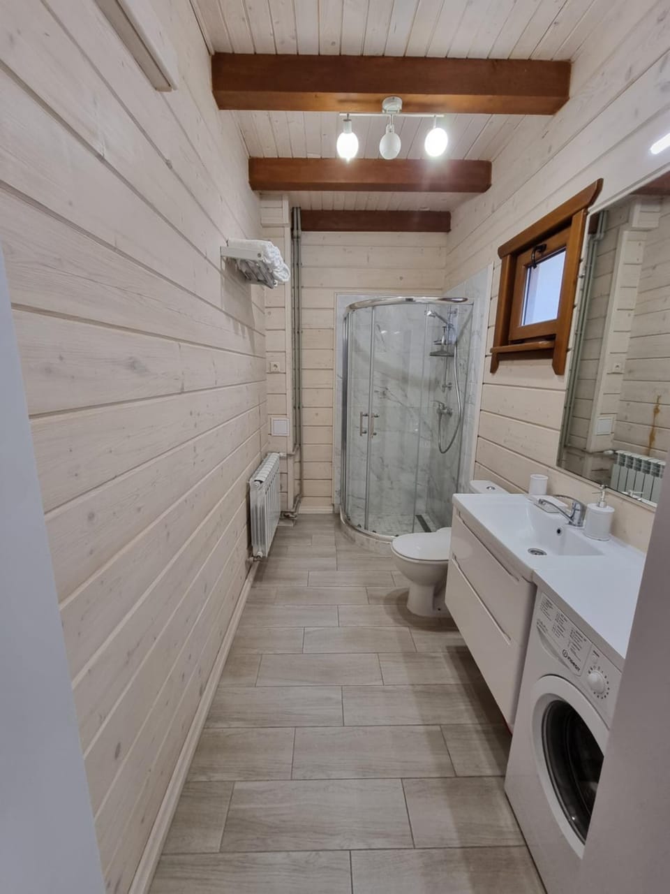 Shower, Toilet, washing machine
