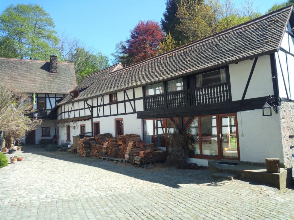 Bachgeflüster 2,5 Zimmer mit Terrasse direkt am Bach, maximal für 2 Erw2Kinder, Grillplatz, 1 Hund kostenpflichtig Apartment in Hesse