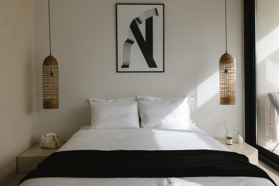 Bed, Photo of the whole room, Decorative detail, Bedroom