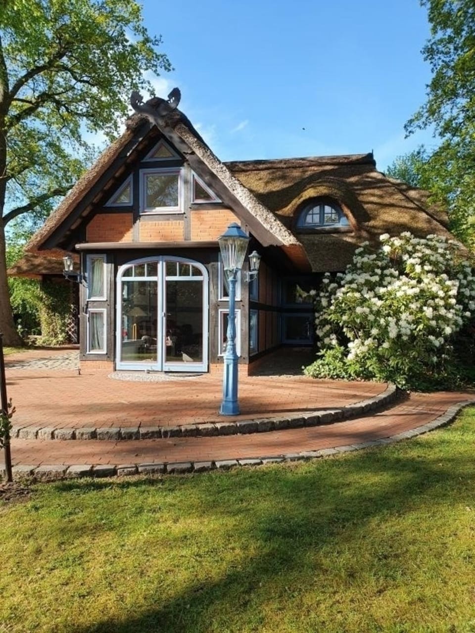 Traumhaftes Reetdachhaus "Grote Eken" in der Lüneburger Heide House in Lower Saxony, Germany