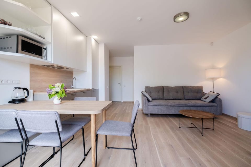 Kitchen or kitchenette, Living room