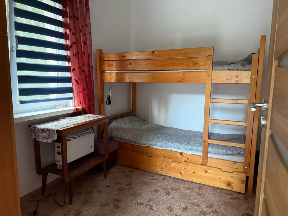 Photo of the whole room, Bedroom, bunk bed