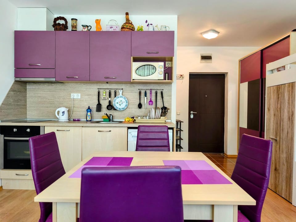 Kitchen or kitchenette, Dining area, oven, stove