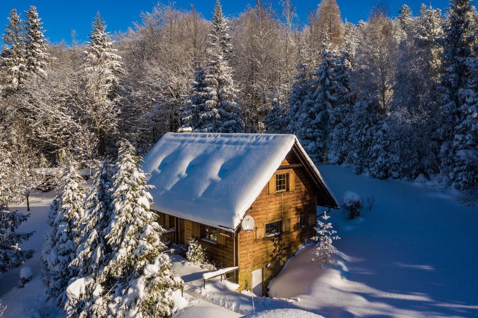 Facade/entrance, Bird's eye view, Winter, Garden, Balcony/Terrace, On site, Garden view