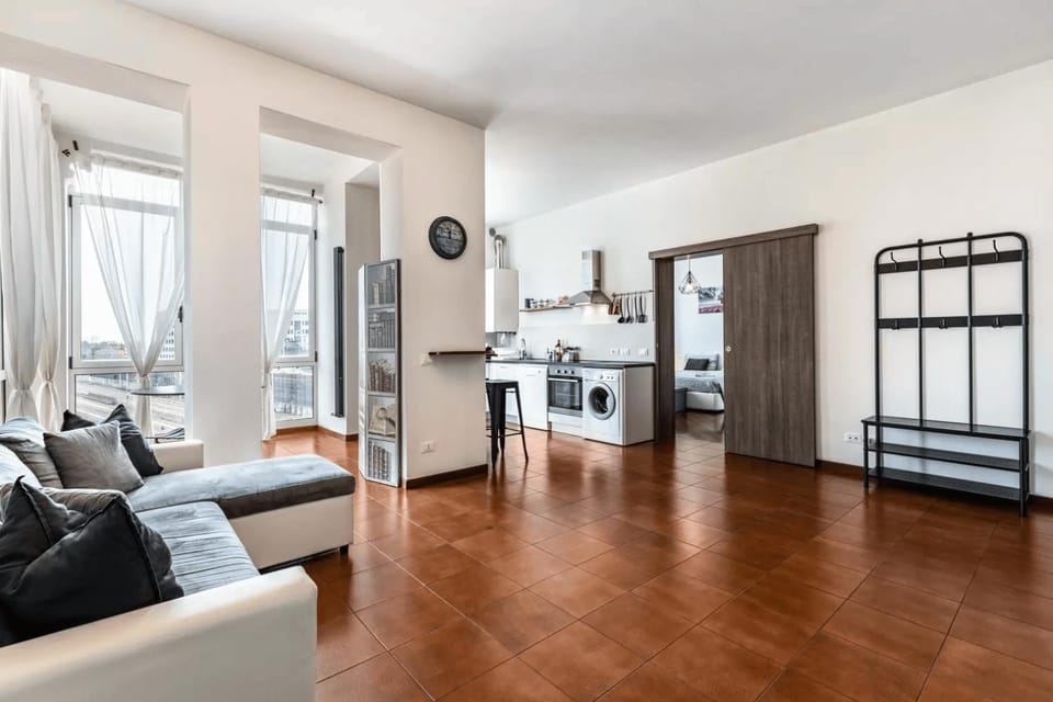 Bed, Kitchen or kitchenette, Living room, Seating area, Dining area, Bedroom, minibar