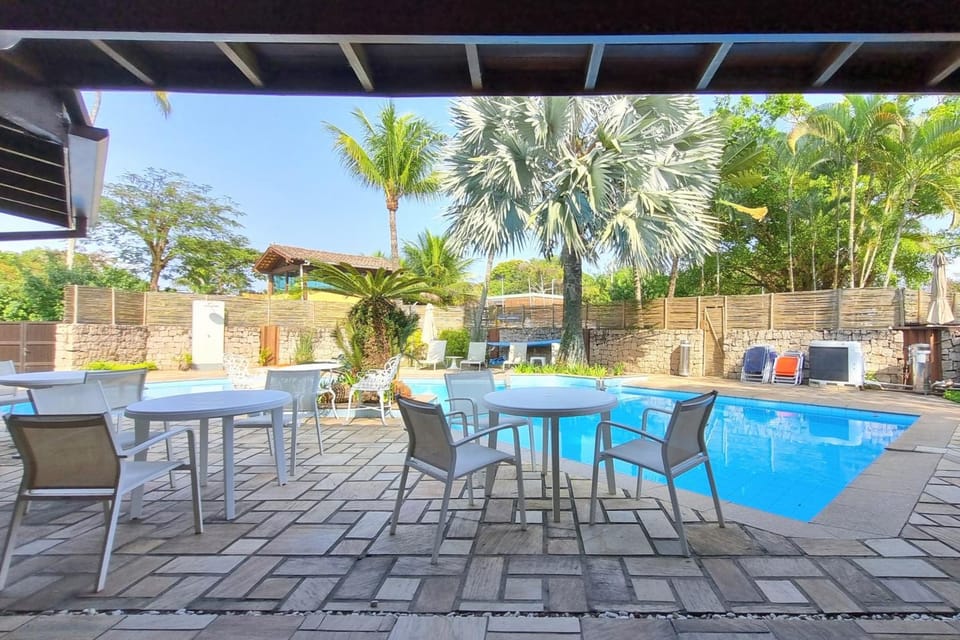 Patio, Day, Dining area, Pool view, Swimming pool, sunbed