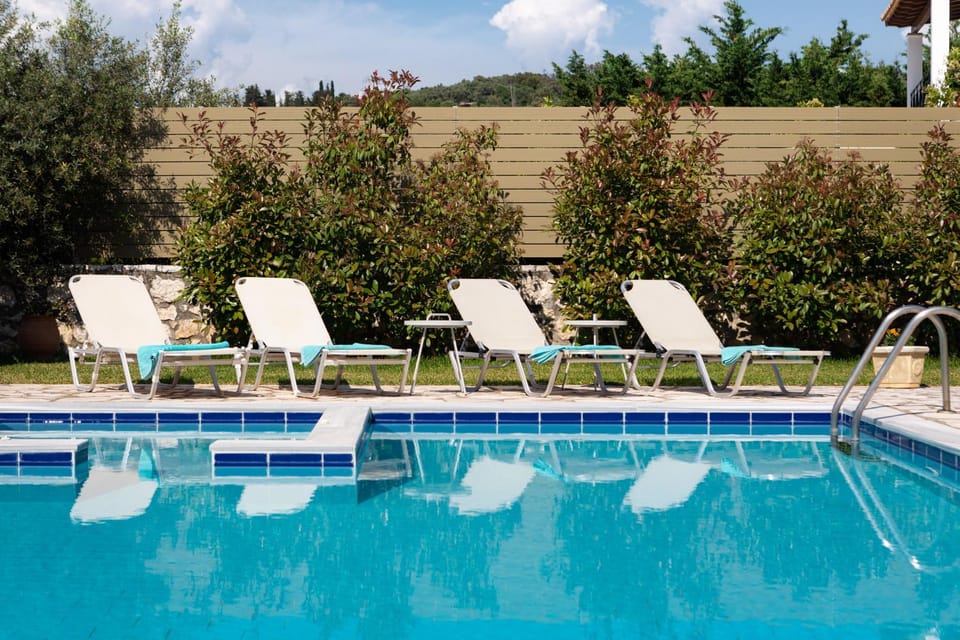 Spring, Day, Garden, Garden view, Pool view, Swimming pool, sunbed