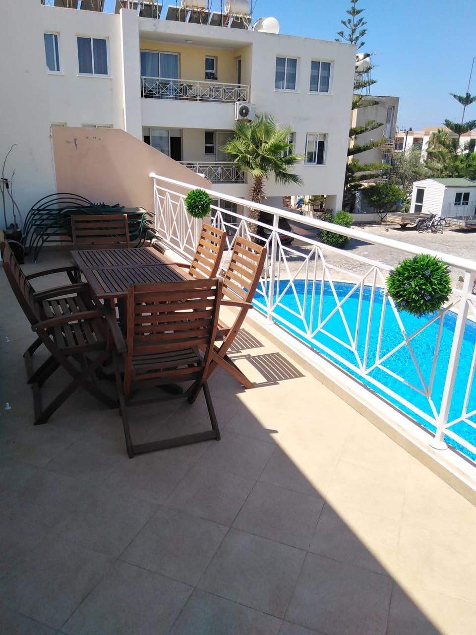 Patio, View (from property/room), Balcony/Terrace, Pool view, Swimming pool