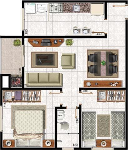 Apartamento TOP CLIMATIZADO em CRICIÚMA-SC - ótimo CUSTO-BENEFÍCIO - Cozinha completa - Cama Box - WiFI - Smart TV - Apps YouTube - NetFlix - Prime Vídeo - Garagem coberta - Portaria Digital 24h - Lugar sossegado e arborizado - Acomoda até 5 pessoas Apartment in State of Santa Catarina