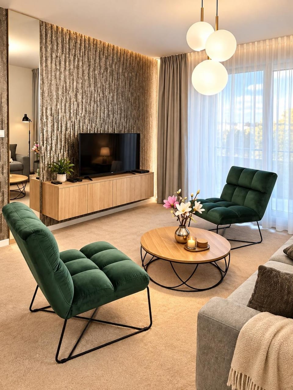 Communal lounge/ TV room, Living room, Seating area, Evening entertainment