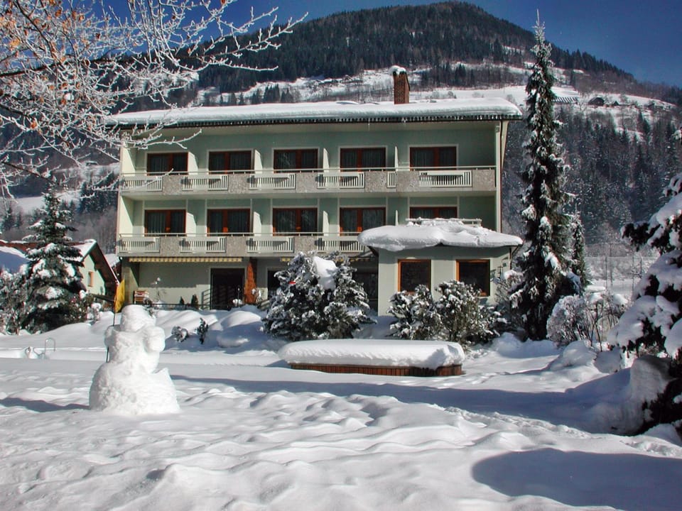 Facade/entrance, Winter, Garden view, Mountain view, Pool view