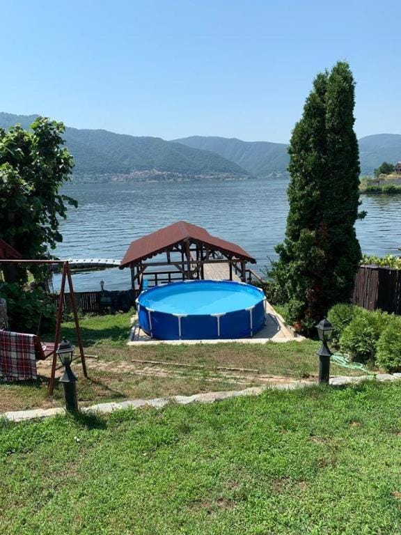 Spring, Day, Natural landscape, Lake view, River view, Swimming pool, sunbed