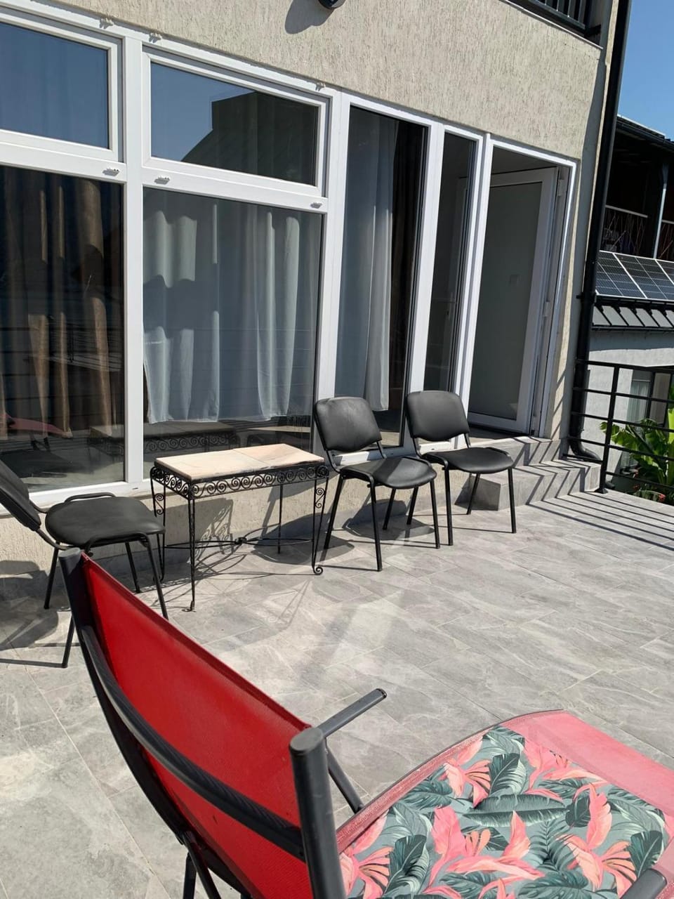 View (from property/room), Balcony/Terrace, Seating area, sunbed