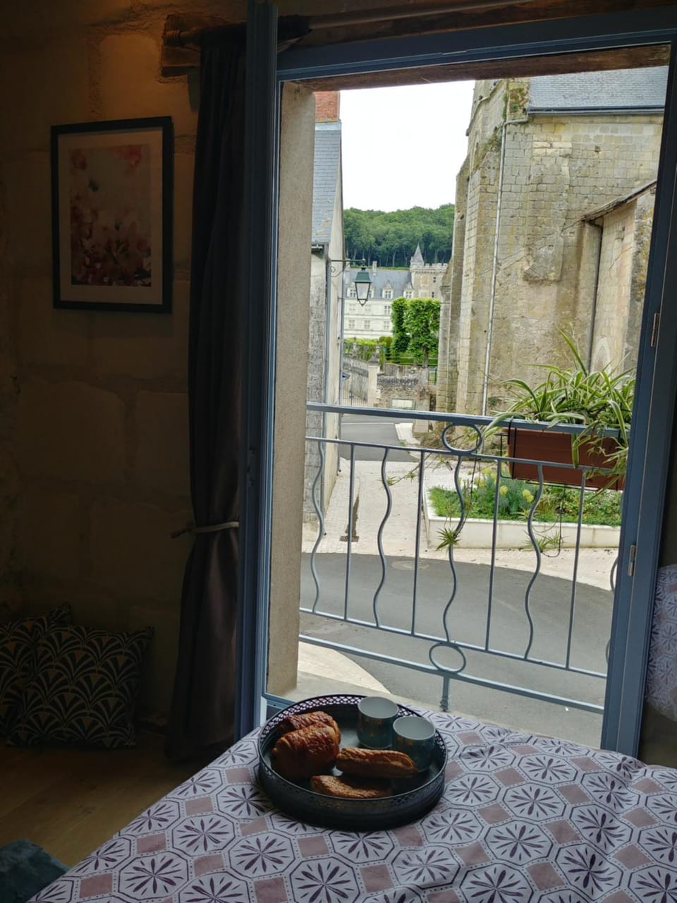 Bed, View (from property/room), Balcony/Terrace, Photo of the whole room, Bedroom