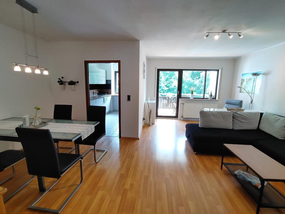 Living room, Seating area, Dining area
