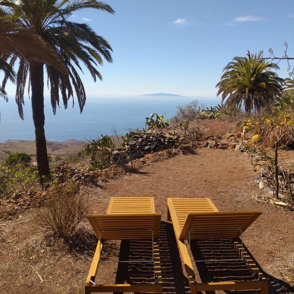 Natural landscape, Garden, Sea view