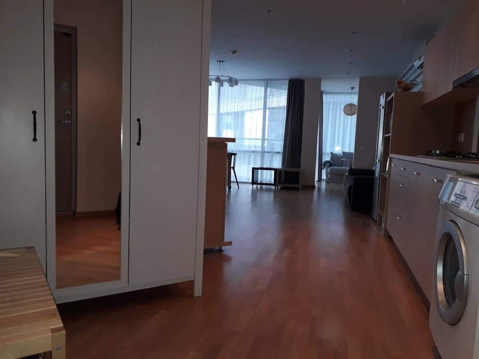 Kitchen or kitchenette, Living room, Dining area