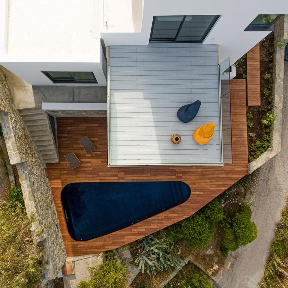 Blue Frames Summer House Villa in Decentralized Administration of the Aegean