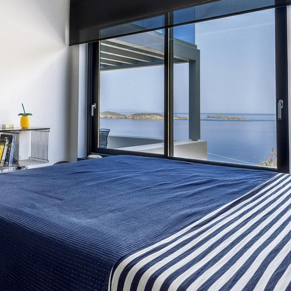 Blue Frames Summer House Villa in Decentralized Administration of the Aegean