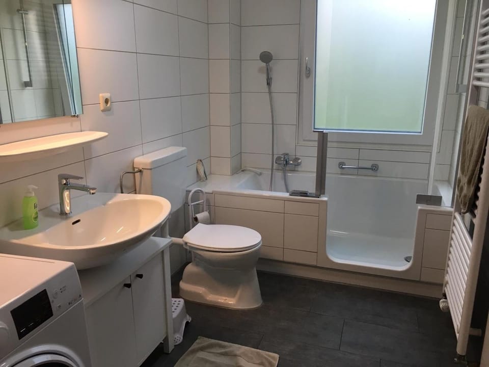 Bathroom, Living room