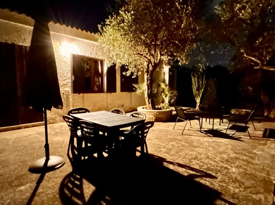 Property building, Night, Balcony/Terrace, Dinner