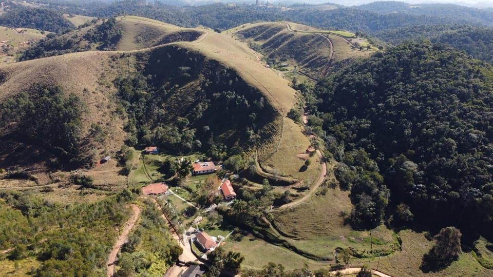 Natural landscape, Bird's eye view, Mountain view