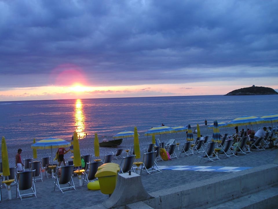 Natural landscape, Beach, Sunset